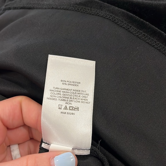 Express Black velvet long sleeve button down collar shirt NEW size small - Picture 6 of 7